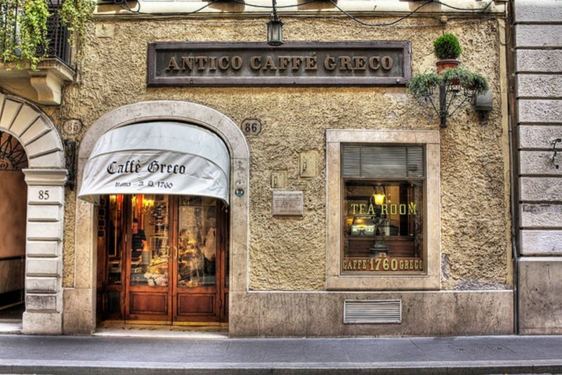 Antico Caffe Greco - Rome, Italy - Which are the oldest coffee houses around the world