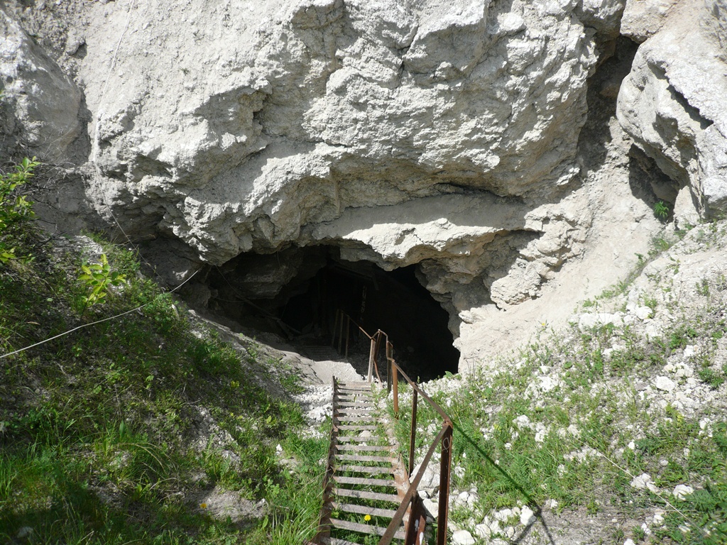Underwater Orda Cave Entrance