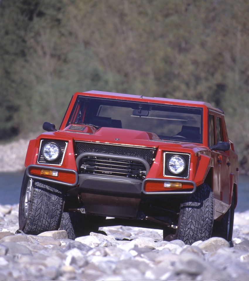 Front View Lamborghini LM002 - The Weirdest And Most Bizarre Cars Ever Made