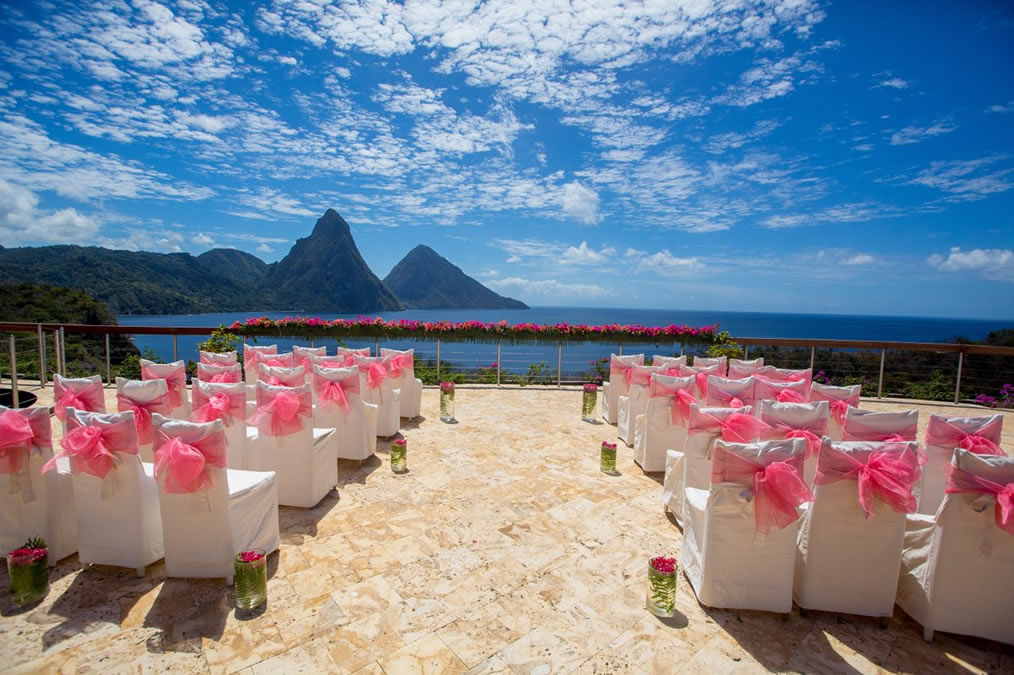 St Lucia Destination Wedding At Jade Mountain