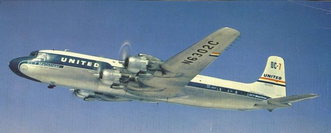 1956 Grand Canyon mid-air collision - United Airlines DC-7